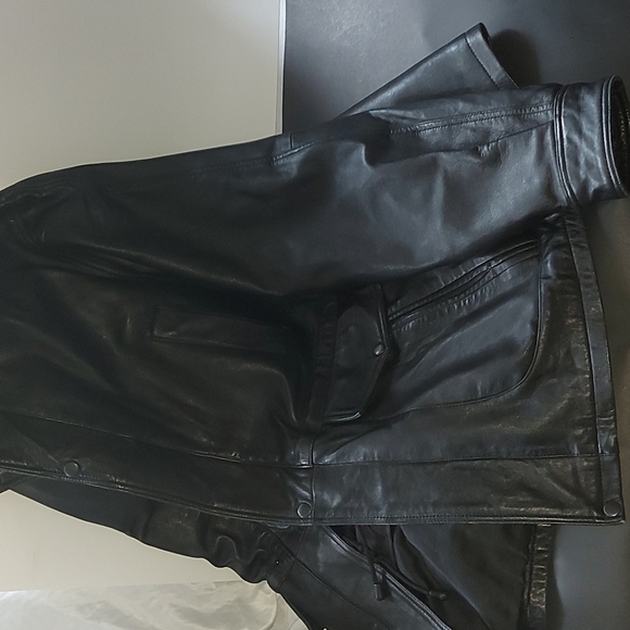 Laurence Roy leather jacket, size XXL, winter lining, lambskin, black - Picture 4 of 7